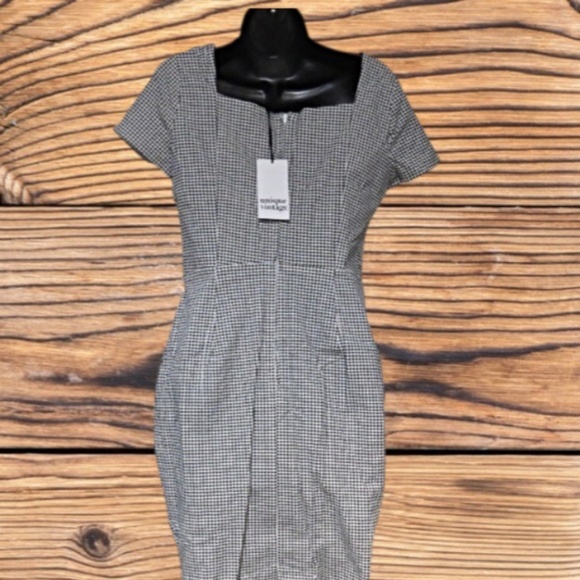 NWT's UNIQUE VINTAGE Rockabilly / Pin-up Houndstooth Dress - Picture 8 of 8